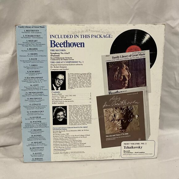 Beethoven The Pastoral Sixth Symphony (Vinyl, 1976)RCA Custom FW-301 VG+ NO INSE - Picture 3 of 9